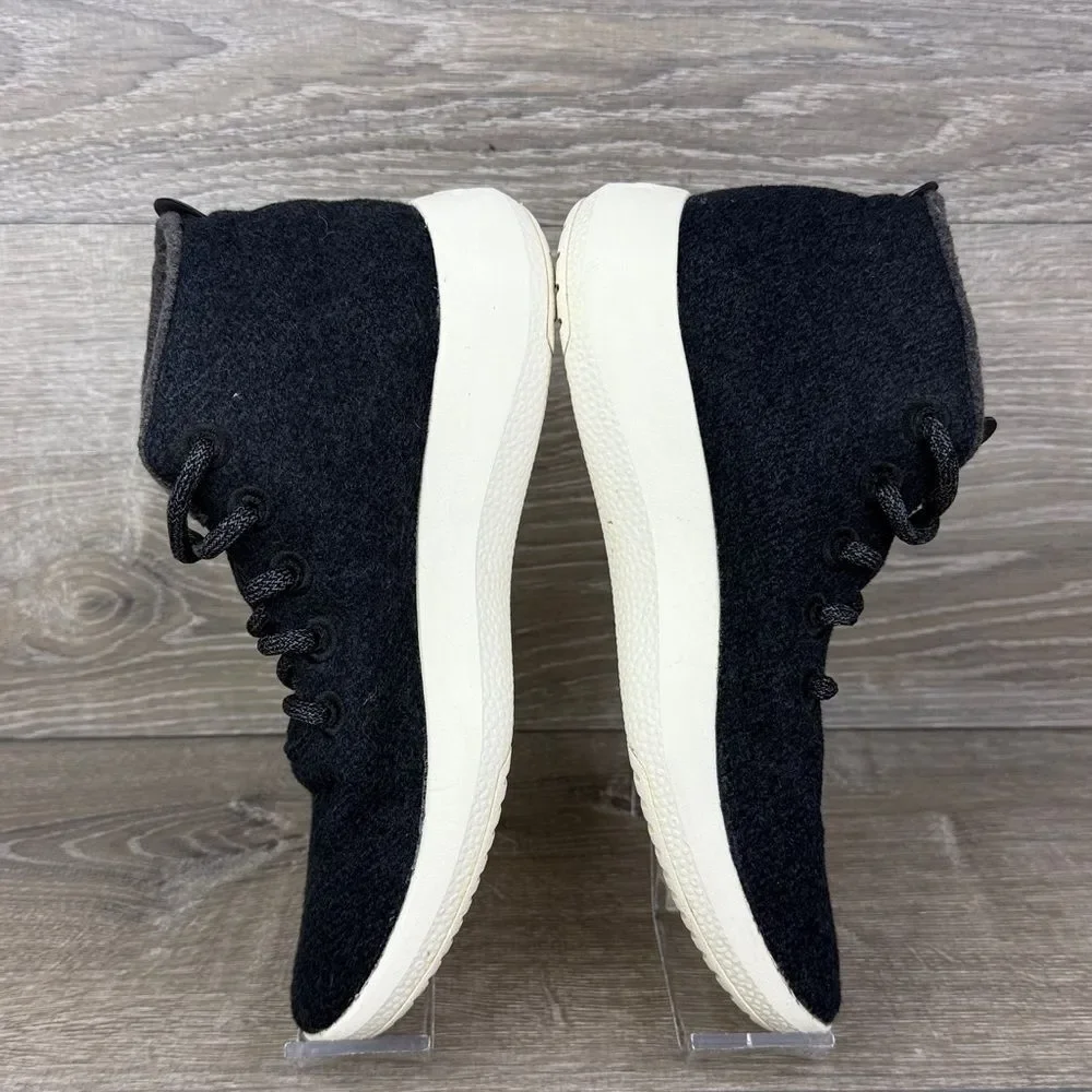 Allbirds Wool Runner Up Mizzle Hi Top Women’s Sz 8 Indigo Blue Lace Up Sneakers
